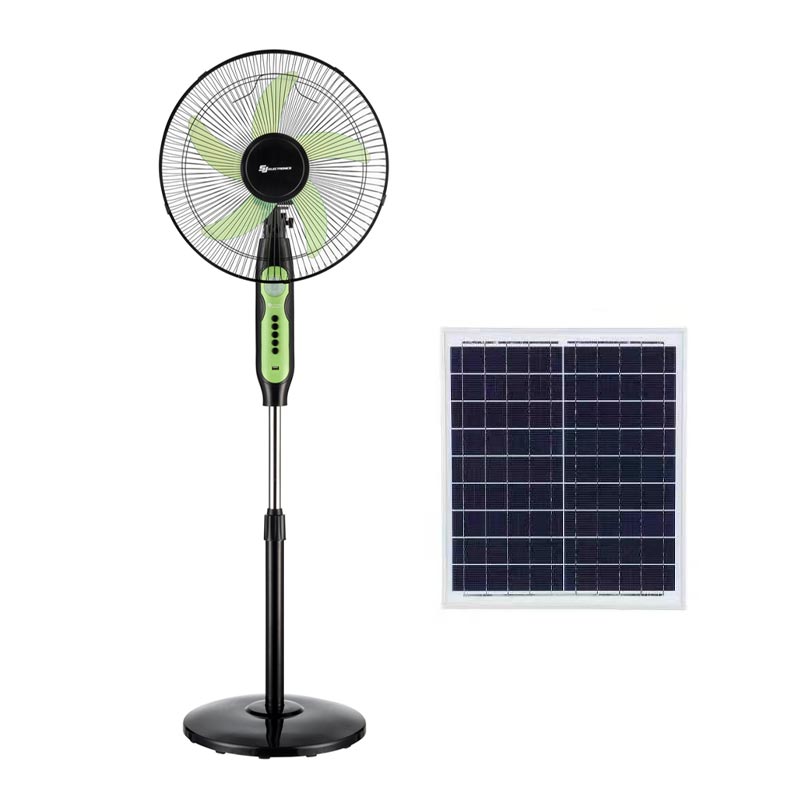 16" Solar stand fan